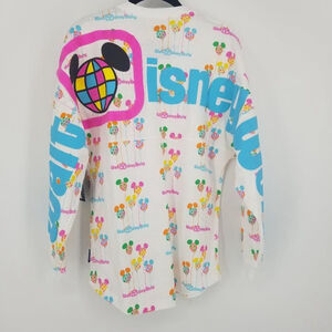 Disney Unisex Top Spirit Jersey WDW 50th Anniversary Balloons XS NWT